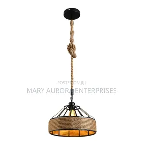 Hemp Rope Pendant Light