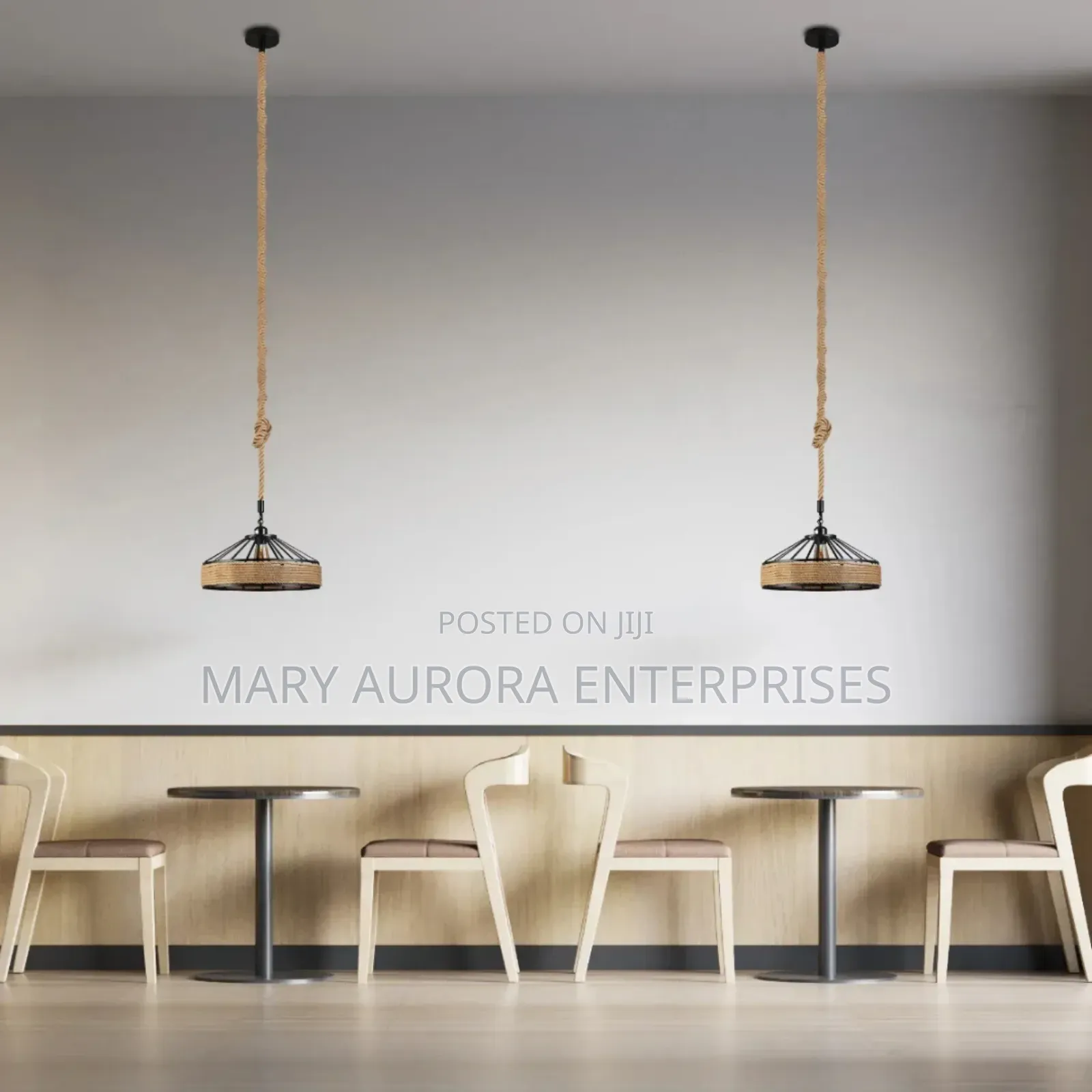 Hemp Rope Pendant Light