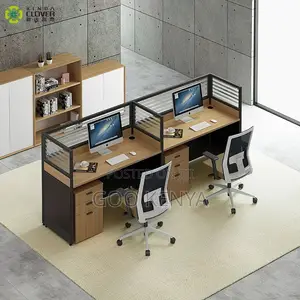 Office Desk 2-Way Cubicle Office Workstation