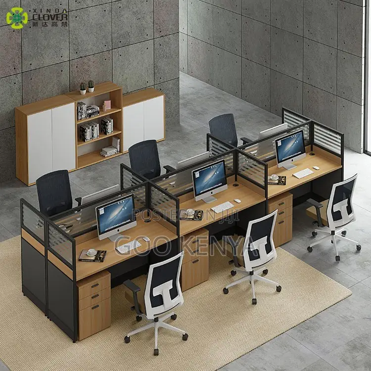 Office Desk 2-Way Cubicle Office Workstation