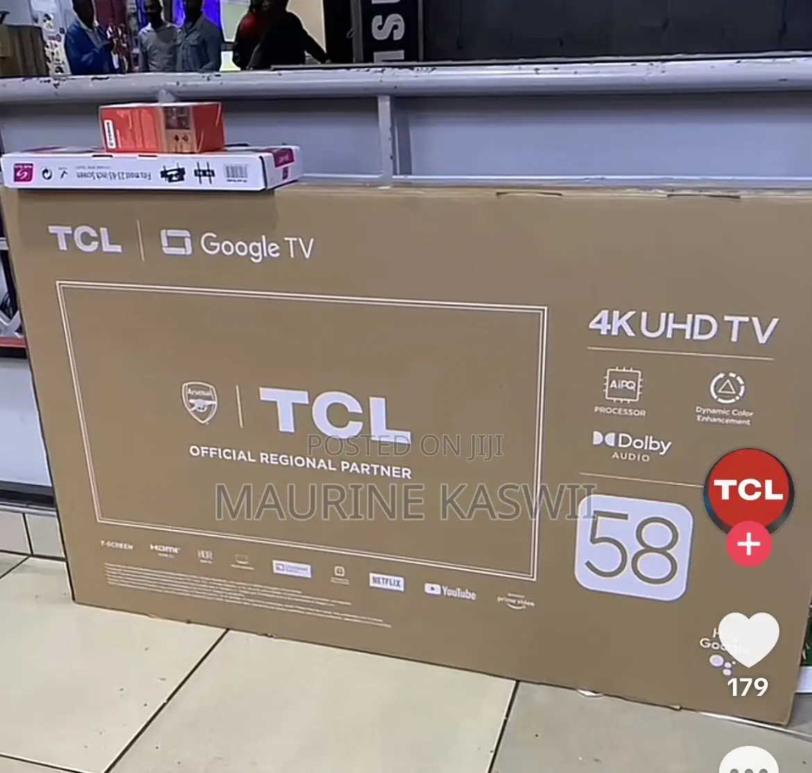 TCL 58” Inch Google Uhd 58 P635 (2024