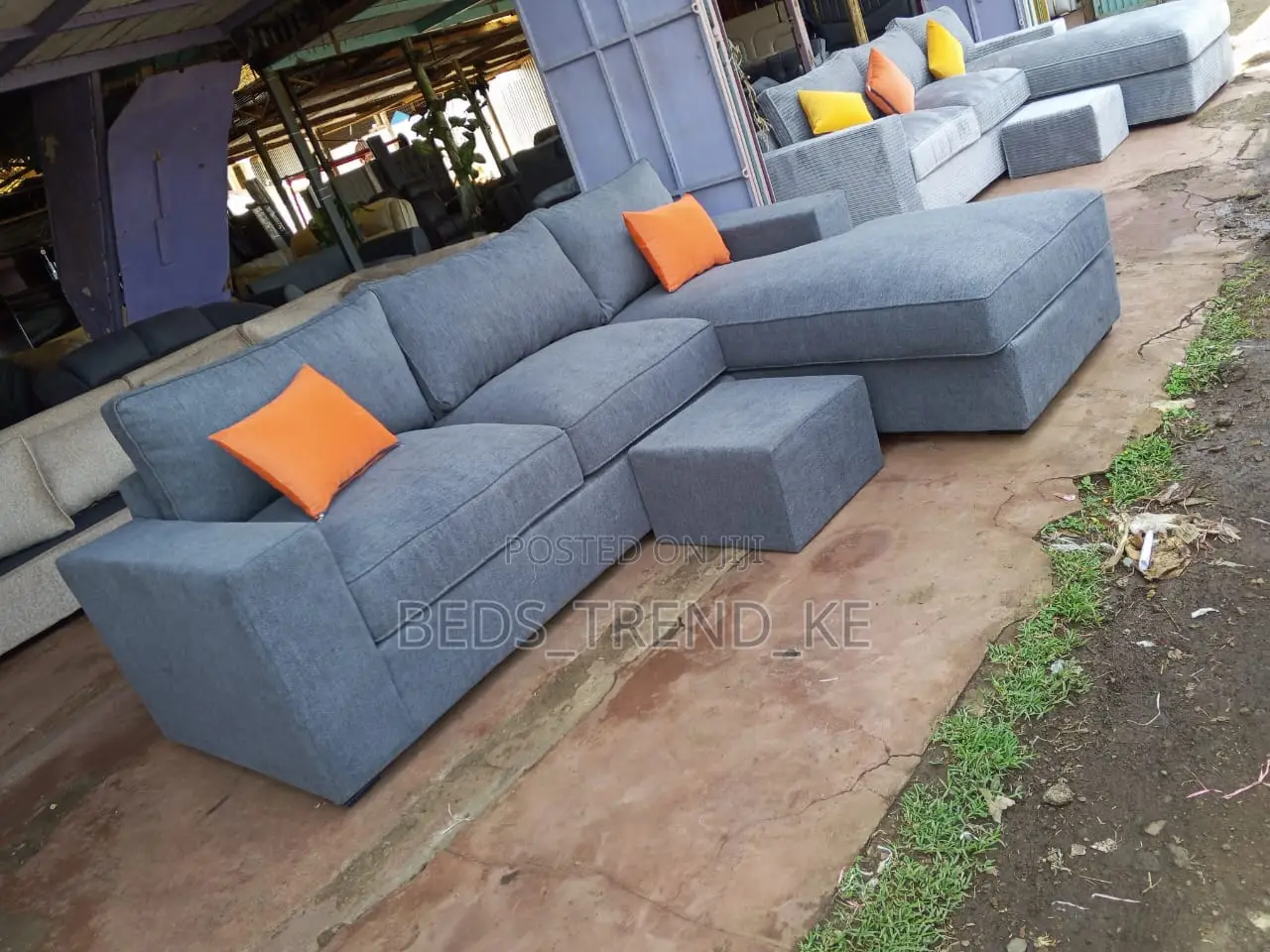 Modular 6 Seater L Seat