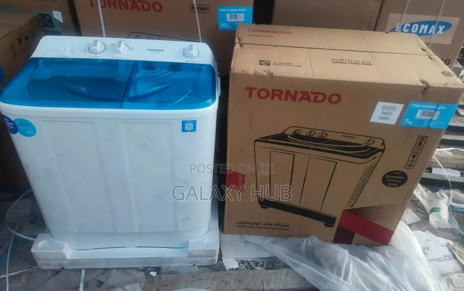 10kgs Tornado Twin Tub Washing Machine