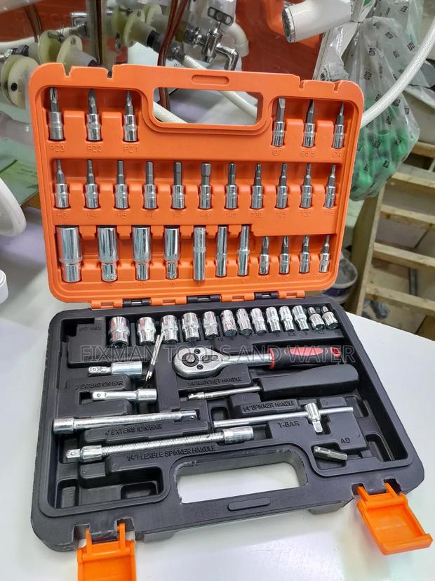 Chrome Vanadium Socket Wrench Spanners 53 Pcs