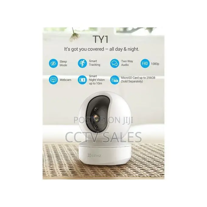 Ty1 Ezviz PTZ Electric Camera With Clear Night Vision