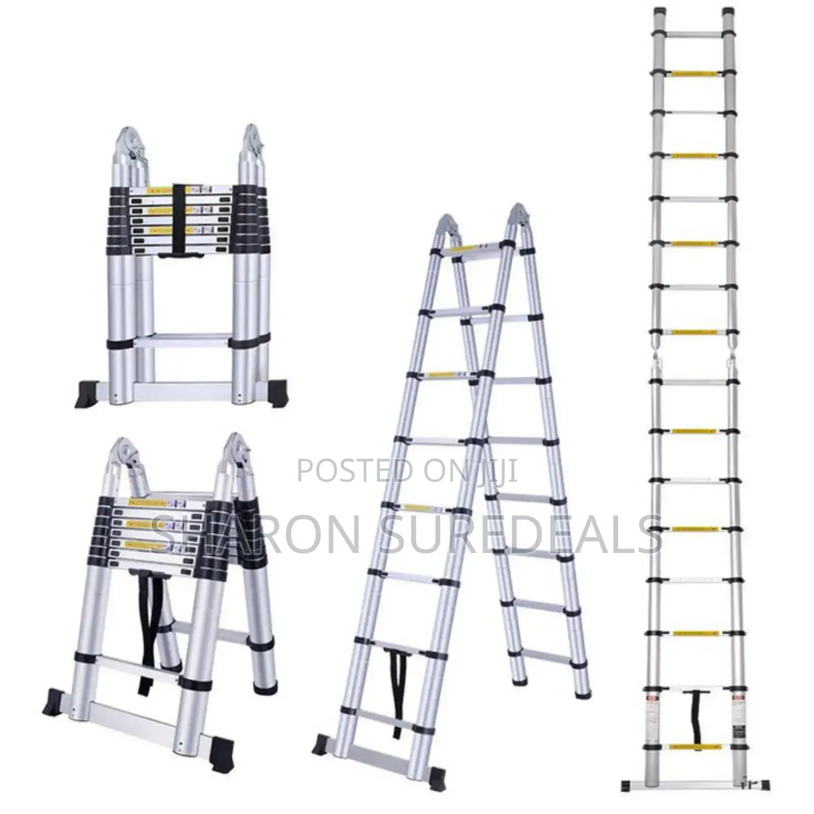 Aluminium Ladder/Telescopic 2.5+2.5m