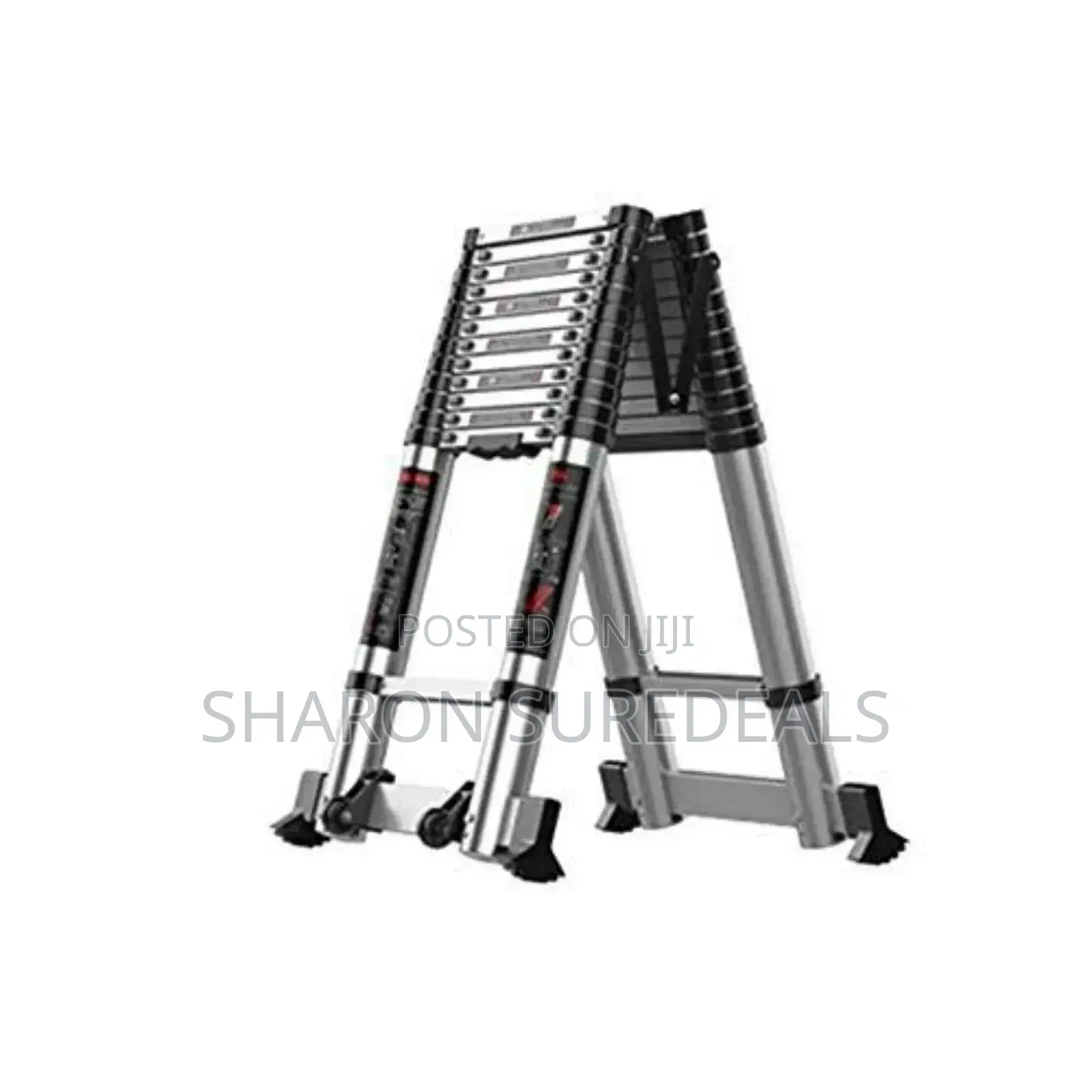 Ladder/Telescopic Ladder Aluminium 2.8+2.8m
