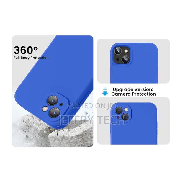 Gwaby Liquid Silicone Case for iPhone 14, Microfiber Lining - main view