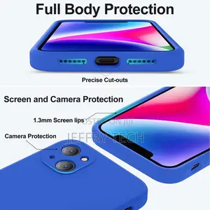 Gwaby Liquid Silicone Case for iPhone 14, Microfiber Lining