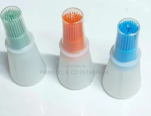 Silicone Oil Bottle With Attached Brush