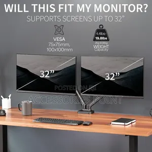 Dual Arm Monitor Stand