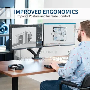 Dual Arm Monitor Stand