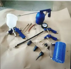 High Performance Air Tool Kit With Gauge and Hose