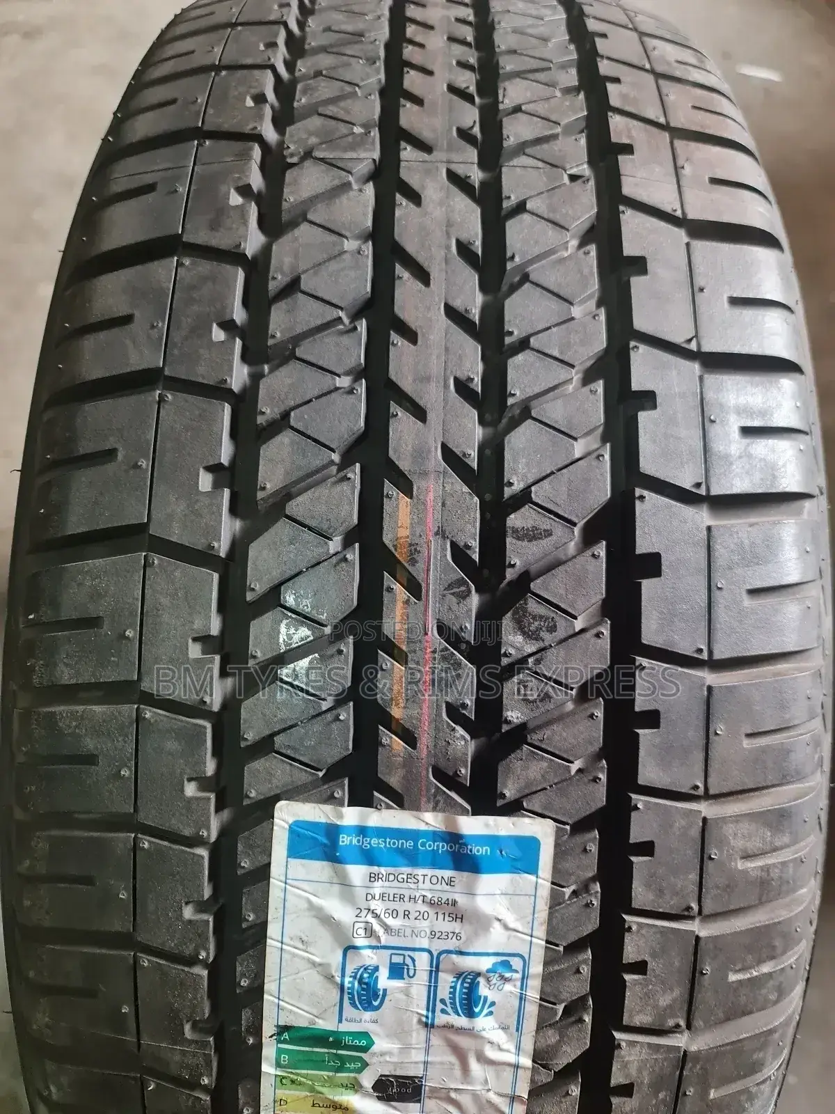 275 /60 R20 Bringstone Tyres (Japan)