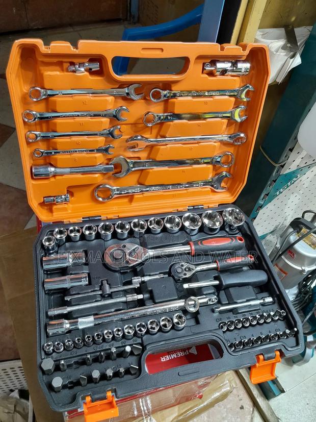 New Chrome Big Socket Wrench Spanners 82pcs Set