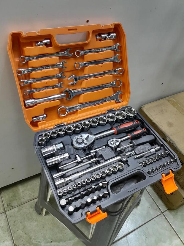 Chrome Box Spanners Socket Wrench Set 82 Pcs Full Set - main view