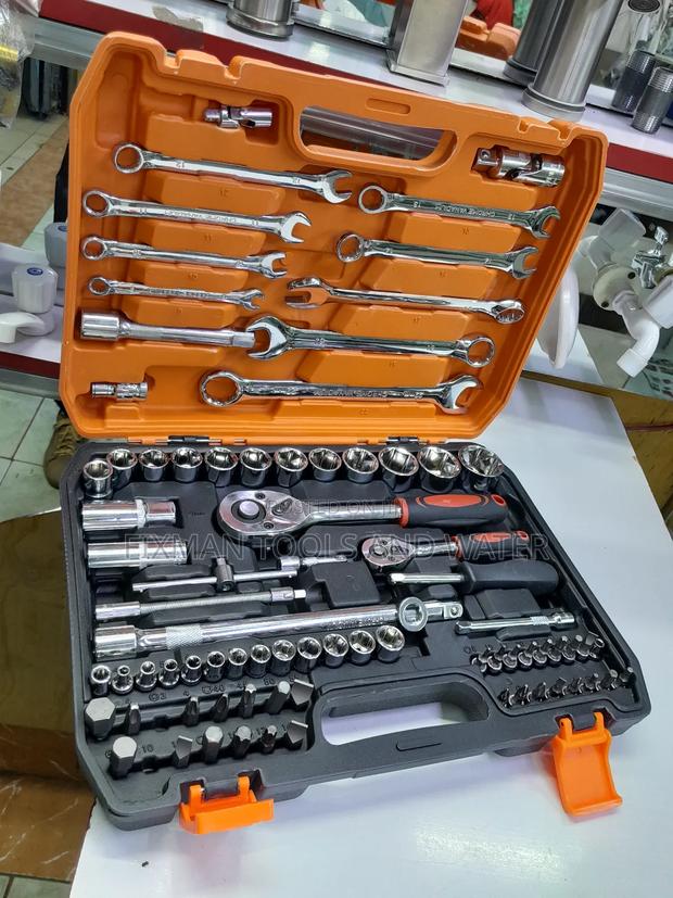 82 Pcs Chrome Mixed Spanners Set Cr-v - thumbnail 2