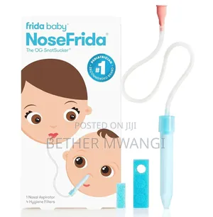 Frida Baby Nosefrida Nasal Aspirator/Snot Sucker + 4 Filters