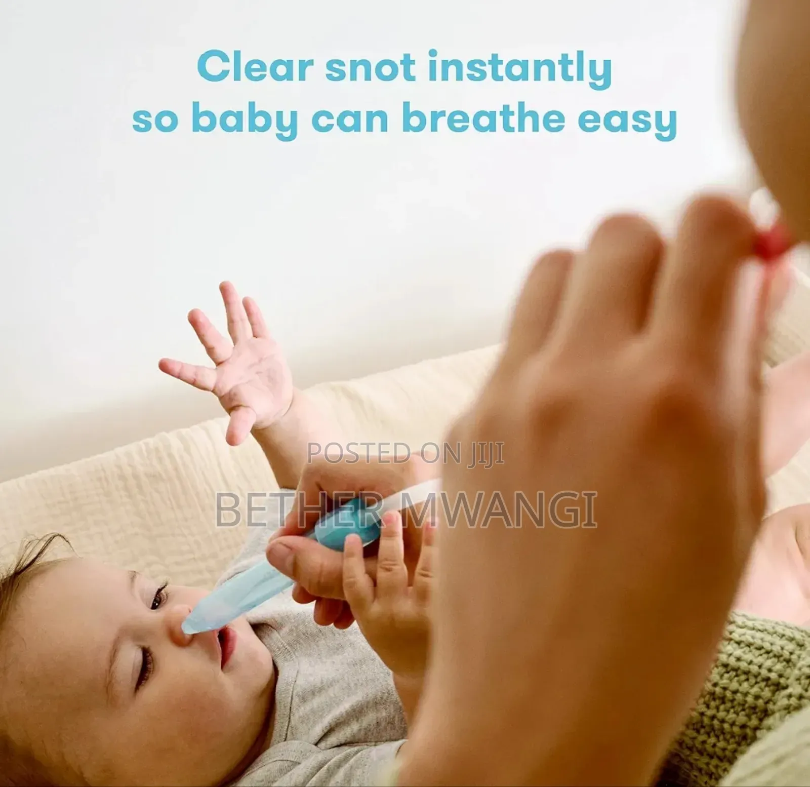 Frida Baby Nosefrida Nasal Aspirator/Snot Sucker + 4 Filters