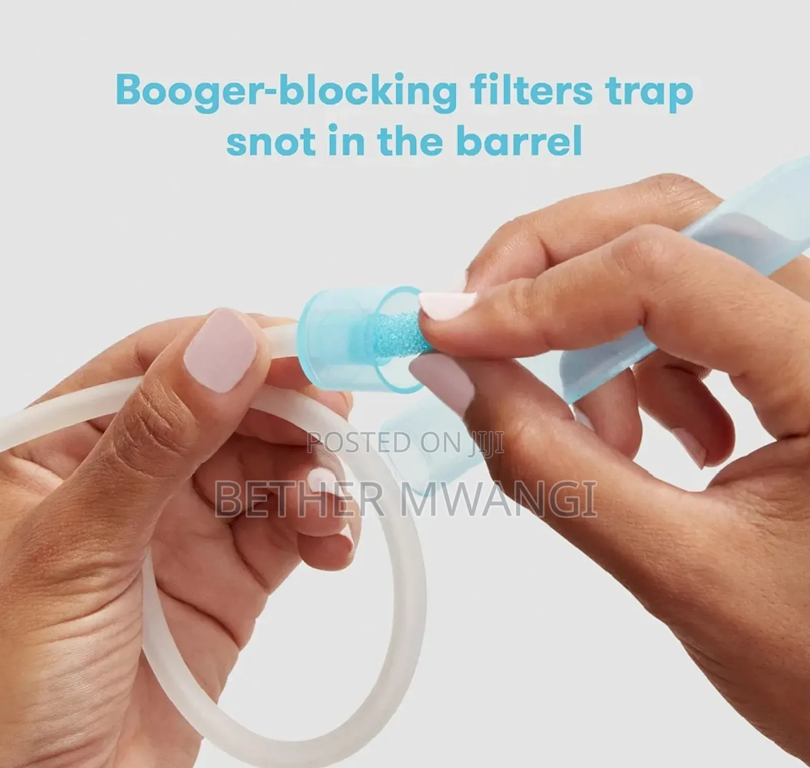 Frida Baby Nosefrida Nasal Aspirator/Snot Sucker + 4 Filters