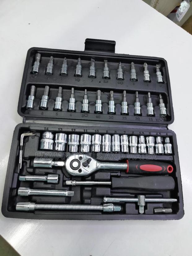 Heavy Duty Socket Wrench Spanners 46 PCS