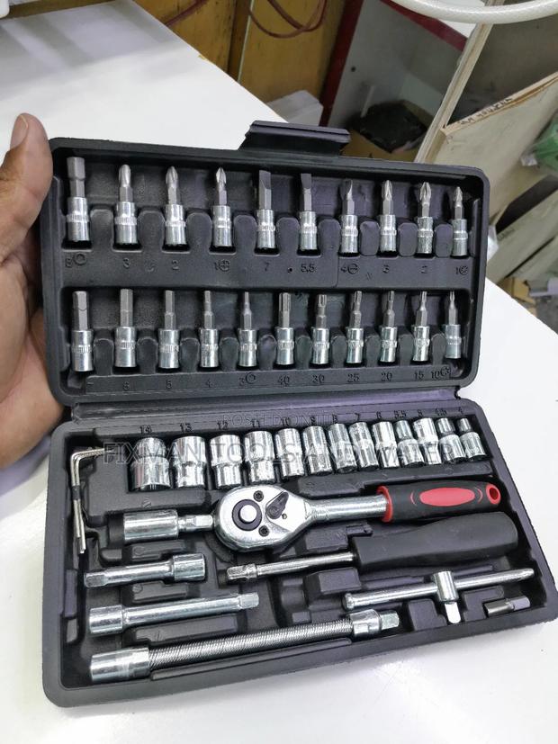 Heavy Duty Socket Wrench Spanners 46 PCS - thumbnail 2