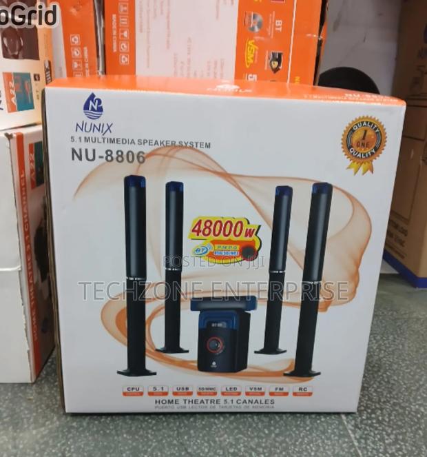 Nunix Nu-8806 5.1ch Deluxe Home Theater System Usb Fm 