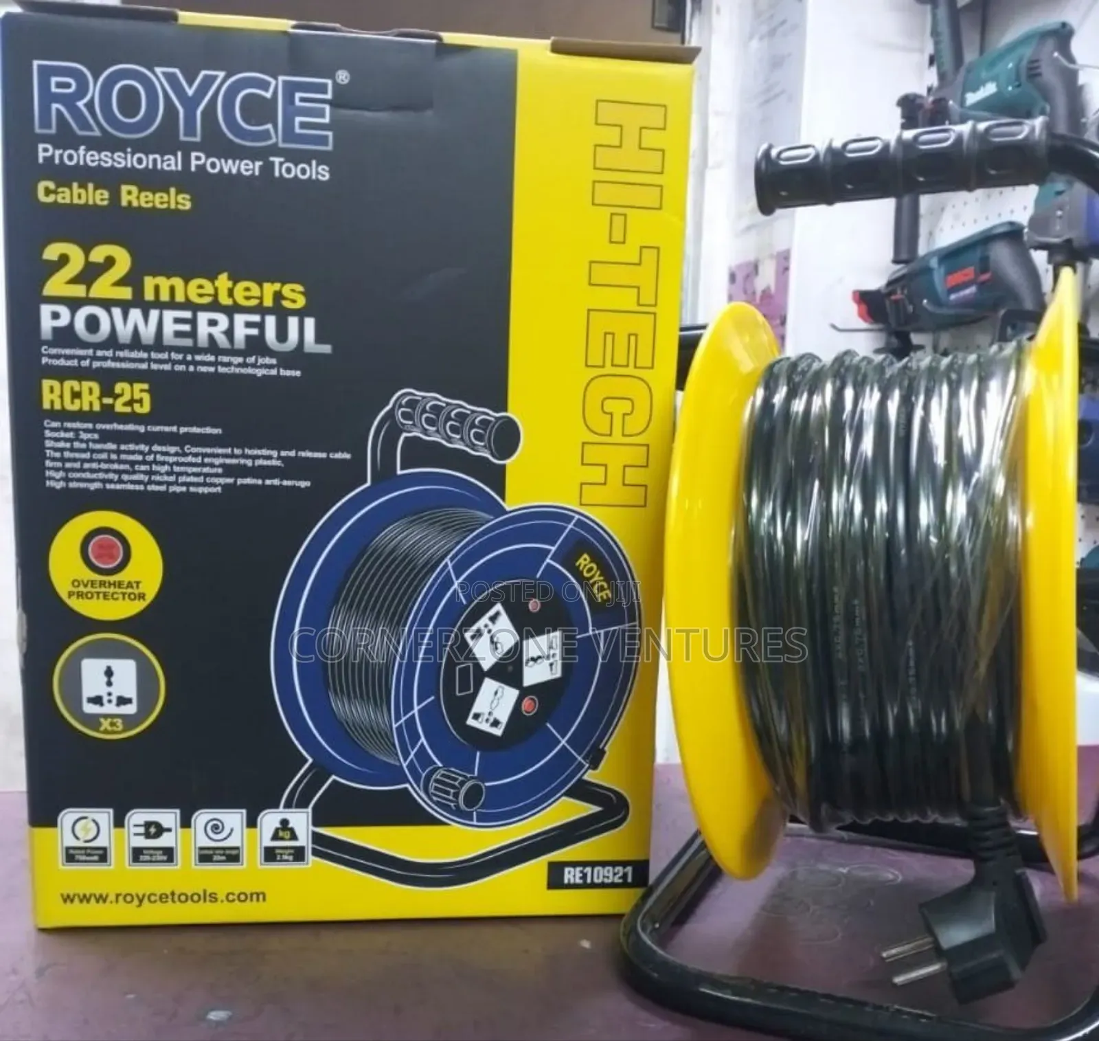 Royce 22m Cable Reel/ 22 M Cable Reel