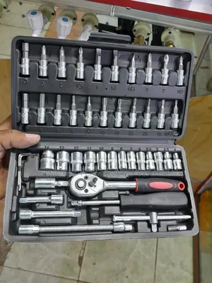 46 PCS Full Set Sockets and Screw Driver Set