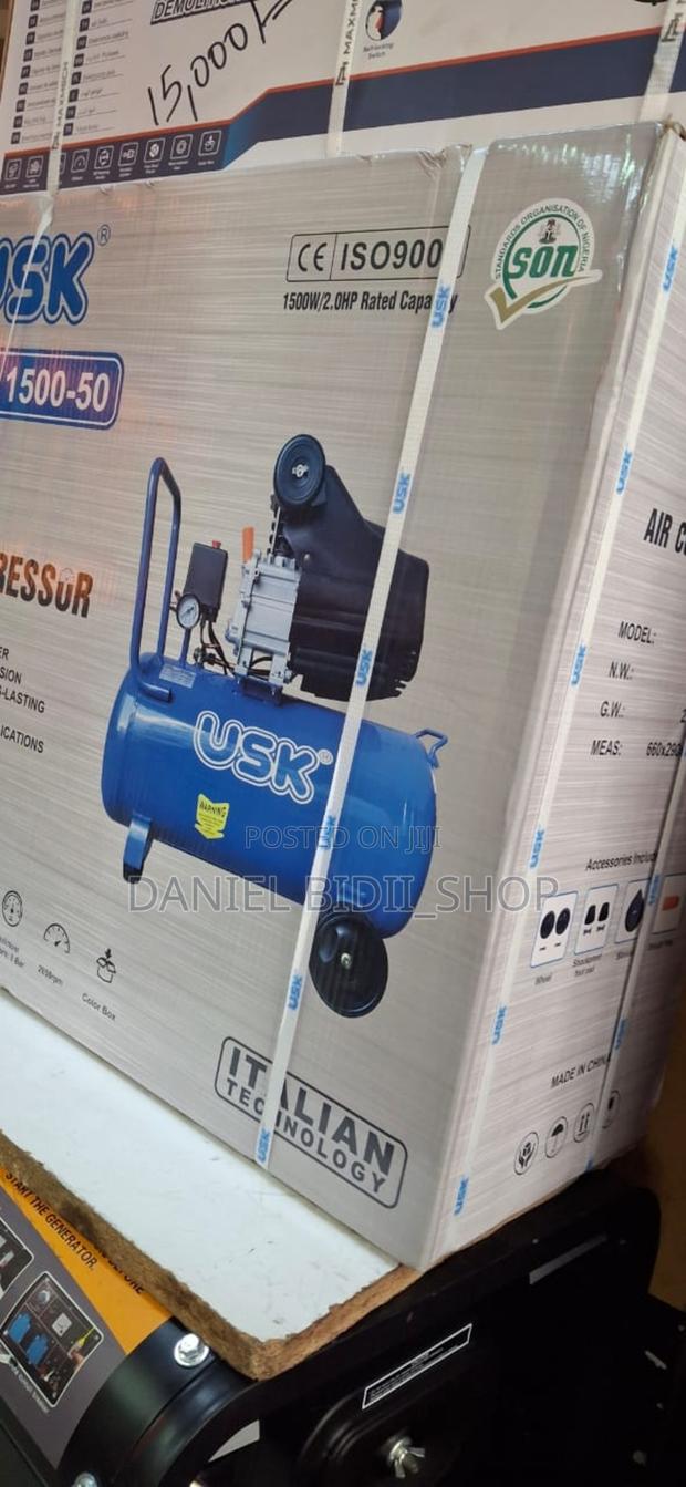 Usk Air Compressor 50ltrs Low Noise - main view