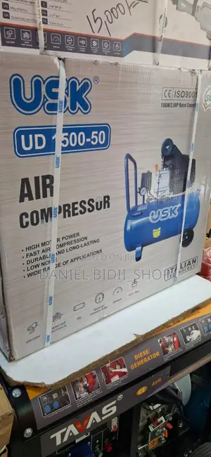 Usk Air Compressor 50ltrs Low Noise