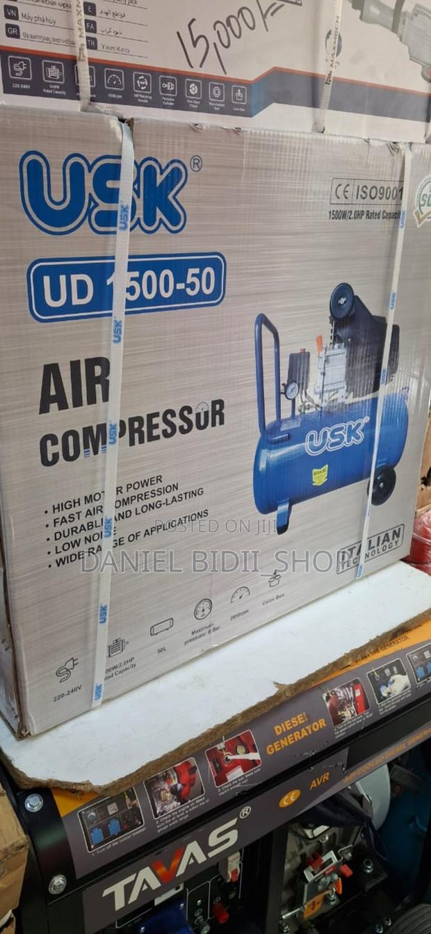 Usk Air Compressor 50ltrs Low Noise - thumbnail 2