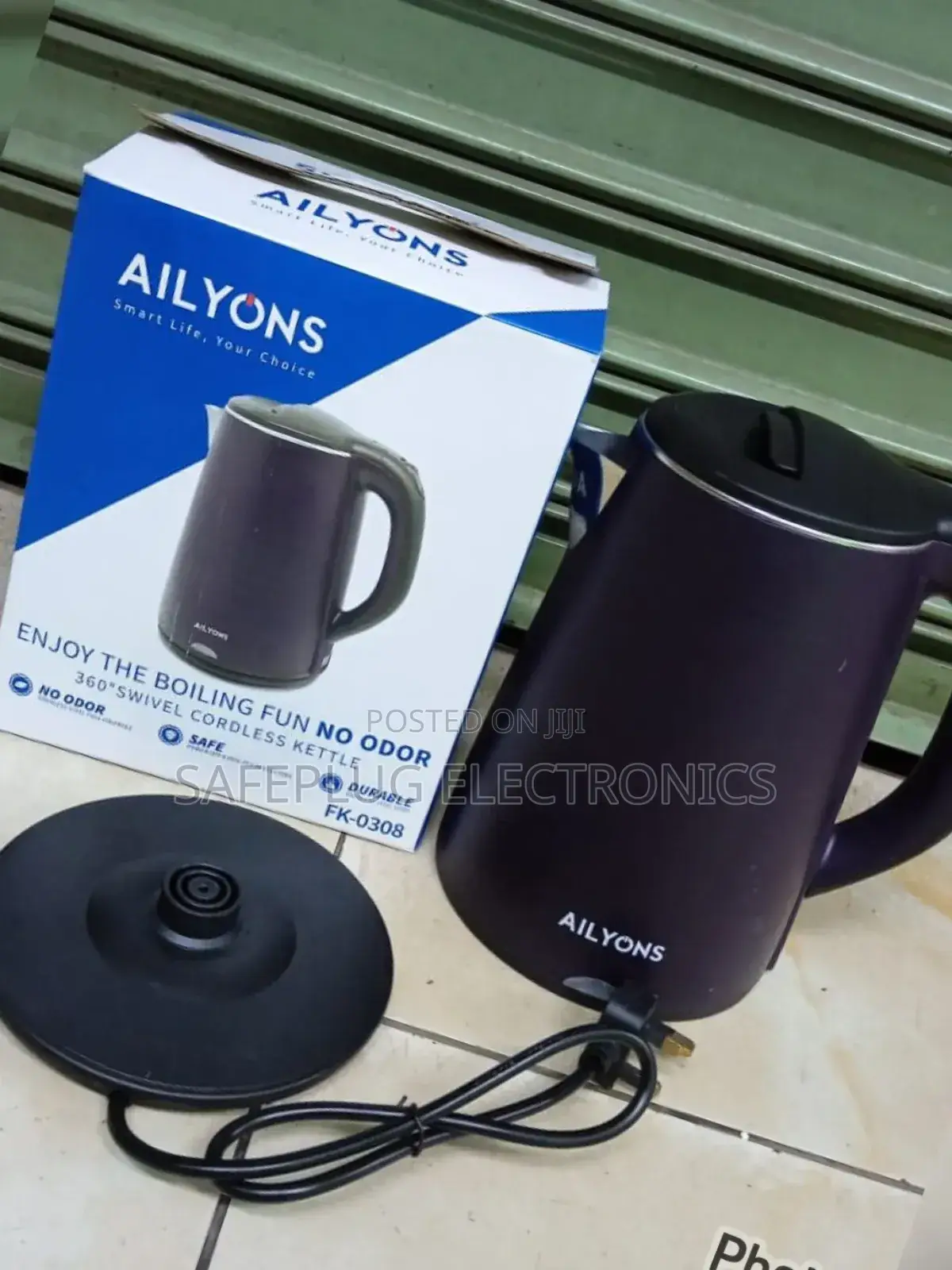 Electric Kettle Ailyons 2.2 LTR Cordless Kettle
