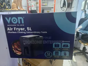 Von Vaf050dstk Slim Airfryer – 5l, Digital Touch Panel 