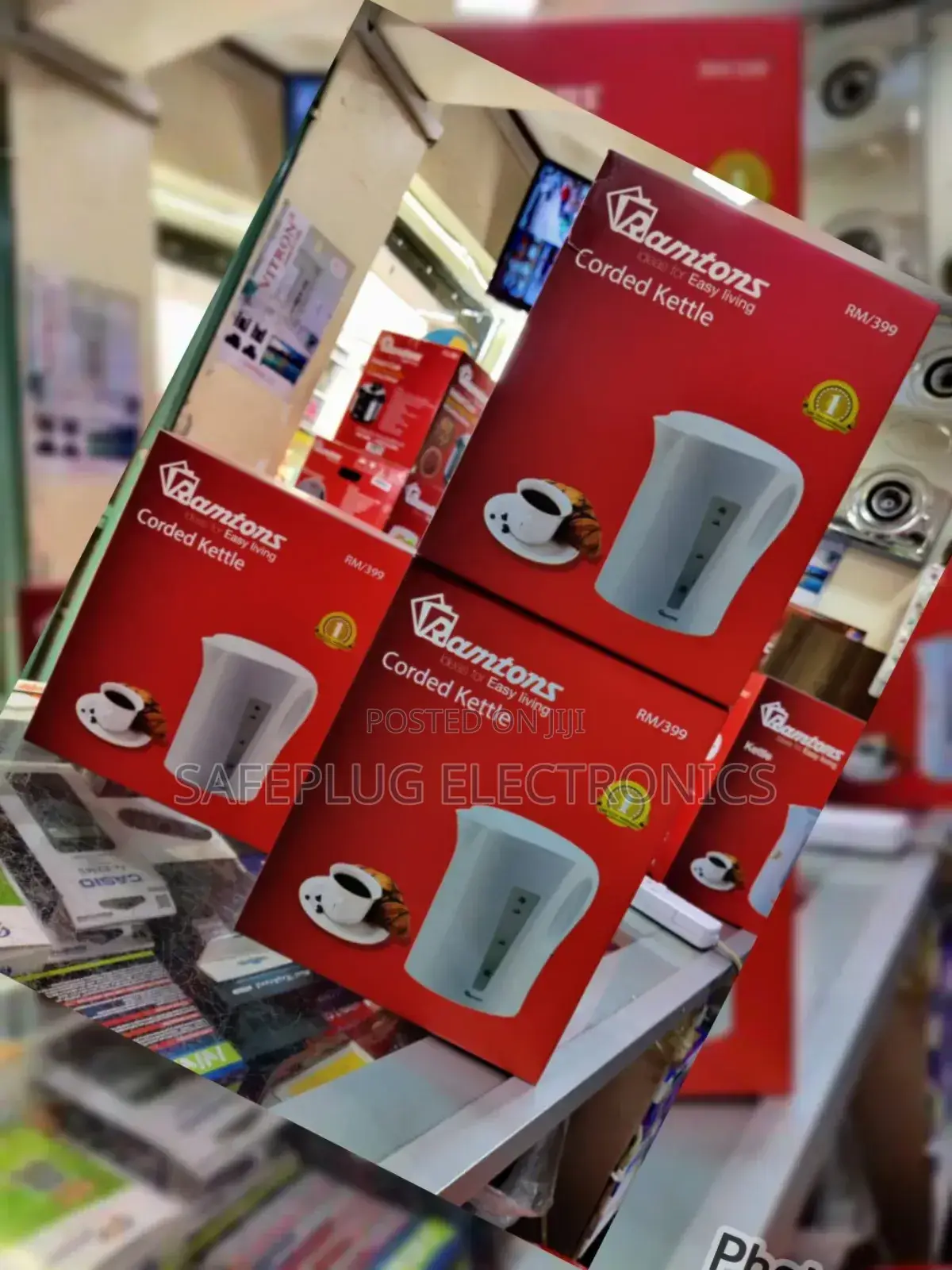 Ramtons Corded Kettle 1.7litres Rm399*