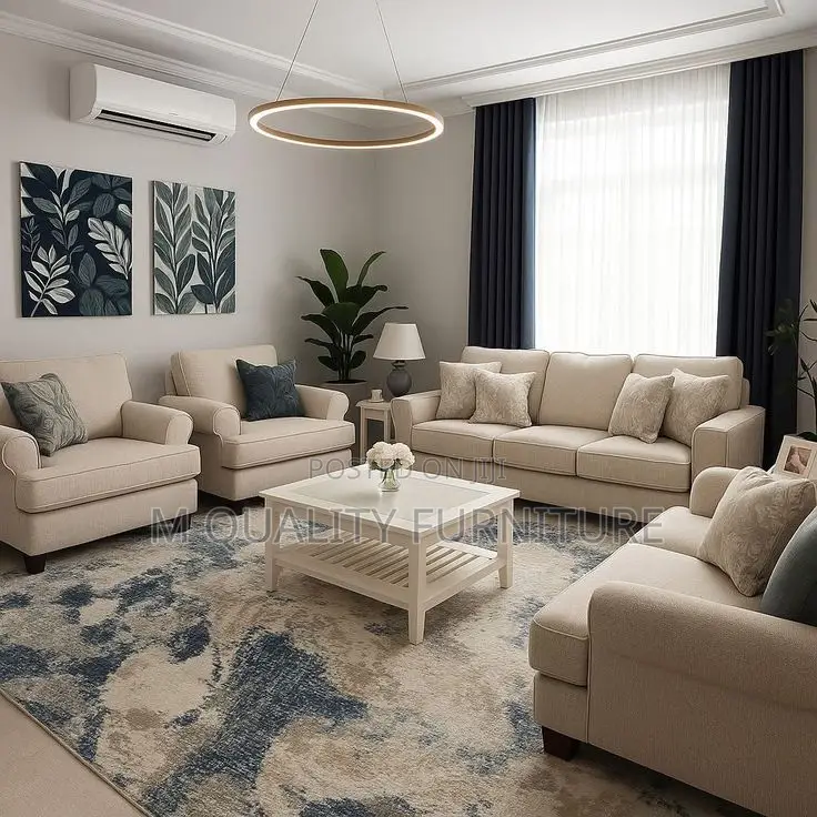 New Indoor Luxurious Full Sets of Sofa