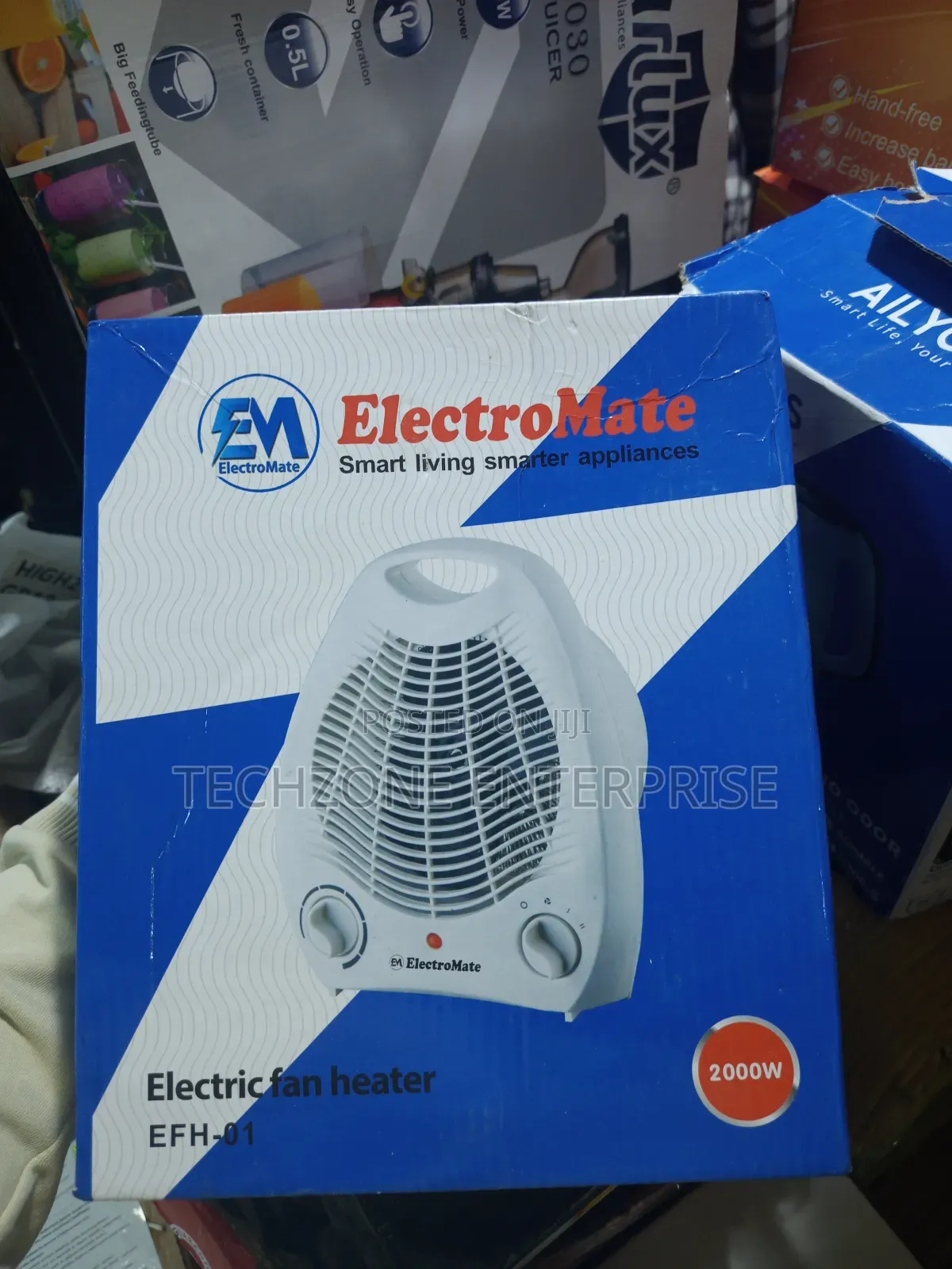 Electromate Efh-01 Halogen Room Heaters, Silent Operation 