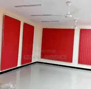 Red Vertical Blinds Available