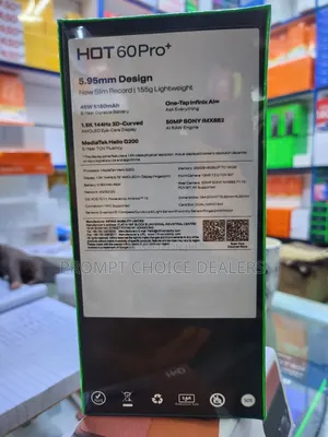 New Infinix Hot 60 Pro+ 128 GB Black
