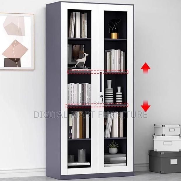 Office Cabinet: Full Glass Multi Purpose Office Cabinet