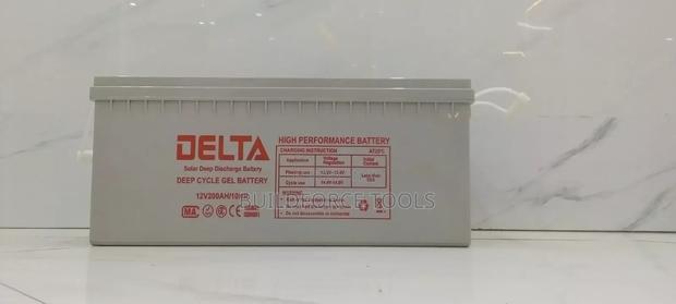 Delta Gel 200ah 12v 10hr Deep Cycle Battery Best Quality - main view