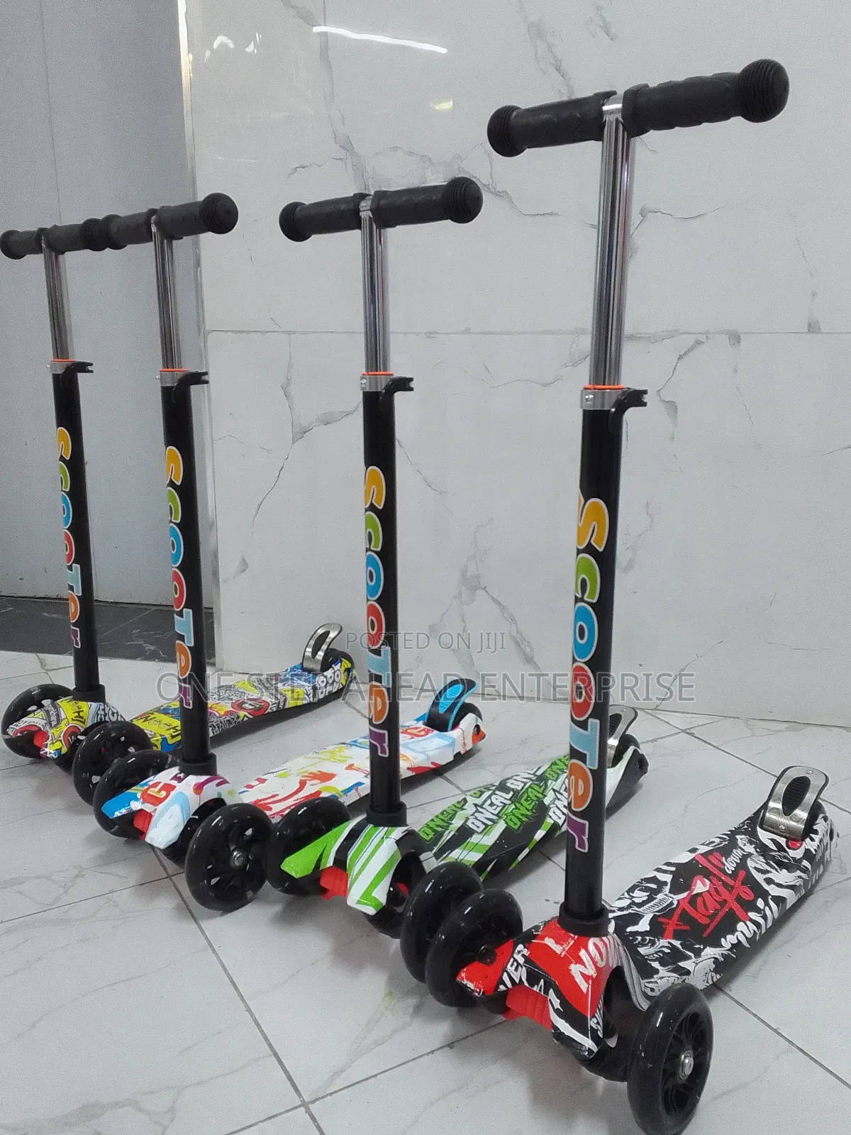 Brandnew Manual Scooter With Adjustable Handle for Kids