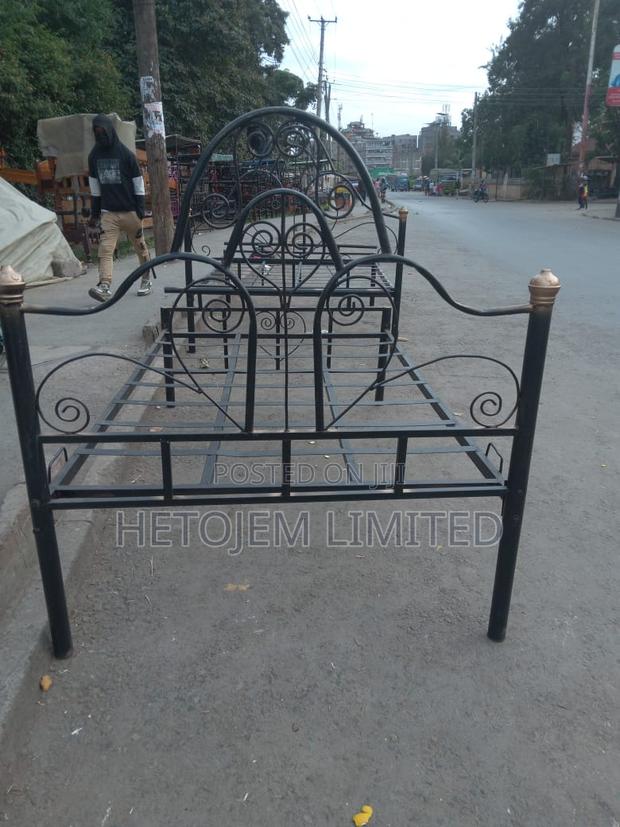 Elegant 4×6 Rust-Free Metal Bed | Strong Frame, Modern Finish