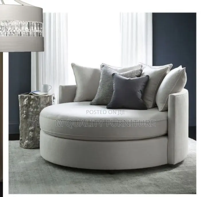New Round Shaped Modern Armchair