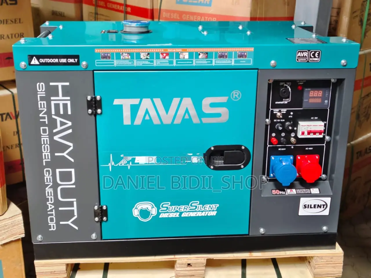 3phase Diesel Silent Generator 15kva Tavas Complete With Ats