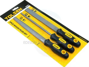 Wood File Set 3pcs Tolsen Half Round Flat Wood Woodworking