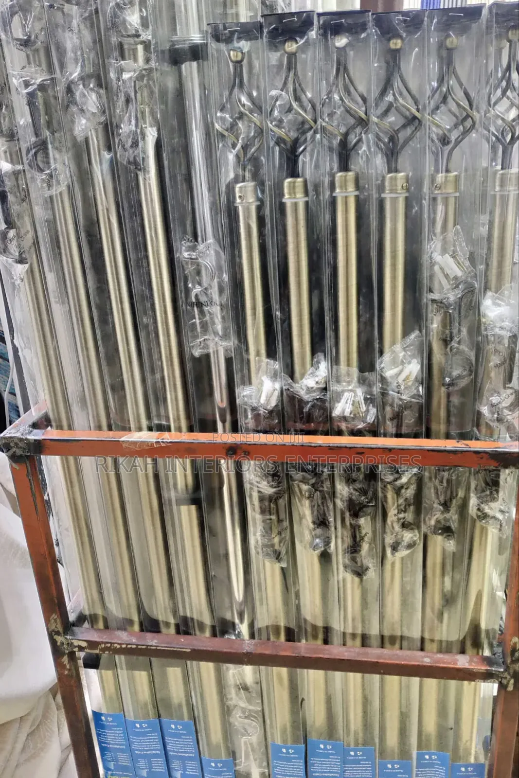 Antic Green Curtain Rods 3m