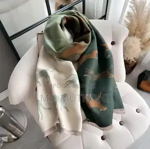 Garden Print Semi Formal Cashmere Wrap Shawl/ Scarf