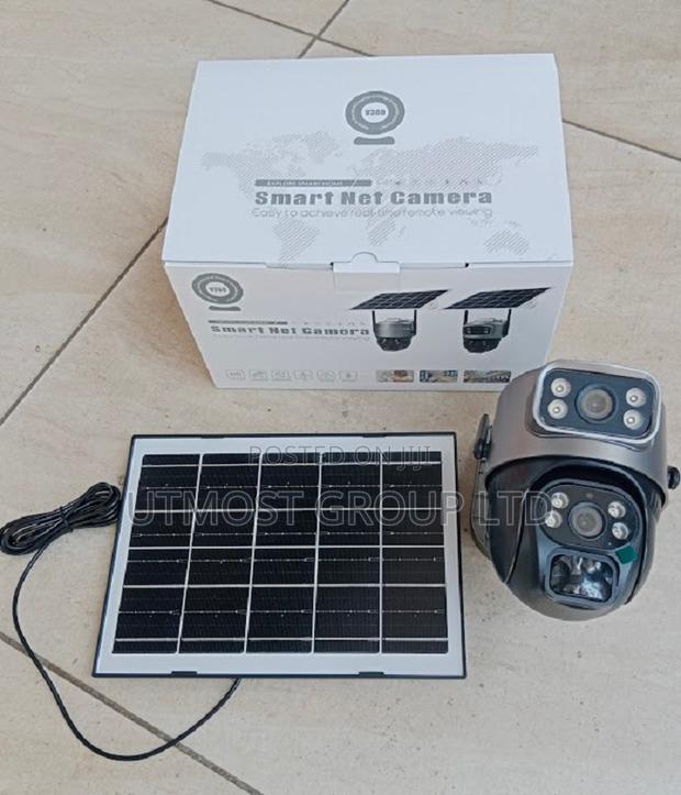 V380 Solar 4g Dual PTZ Solar Camera Outdoor 4mp-CCTV Camera - main view