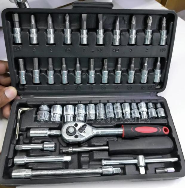 Best Socket Set and Screw Driver Set 46 PCS - thumbnail 2